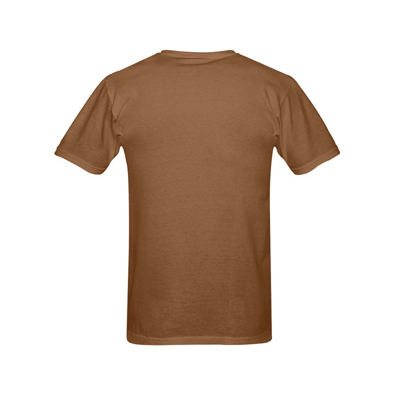 Men's Pastel Brown Solid Classic T-shirt