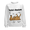 Women's Vizsla's Anatomy Abstract Sweatshirt