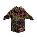 Men's Trippy Skull Blanket Hoodie