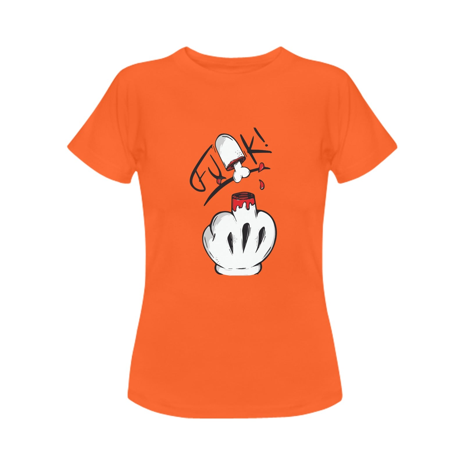 Women's Middle Finger Acid & Punk Classic Fit T-shirt