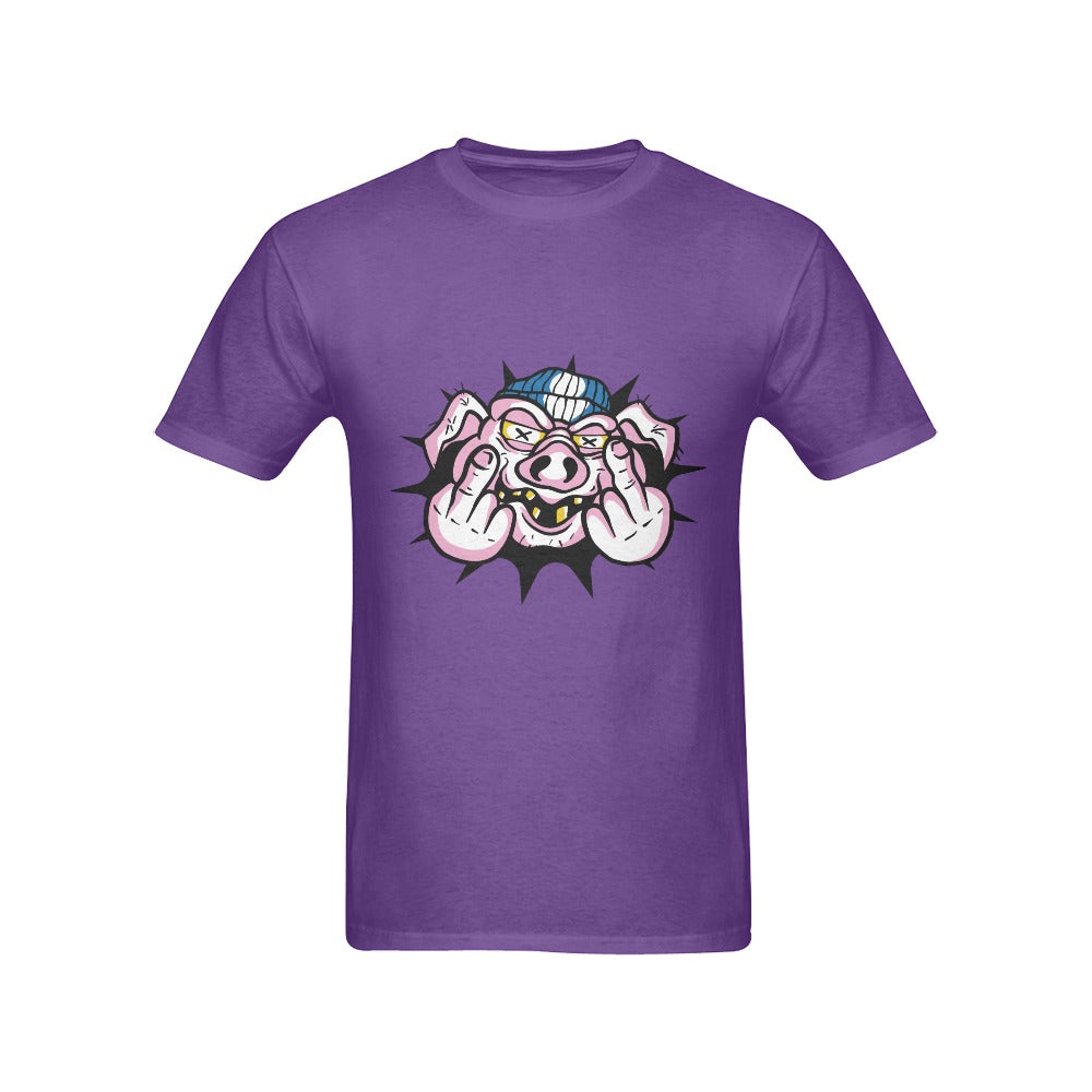 Men's Pig Dude Streetwear Classic Fit T-shirt