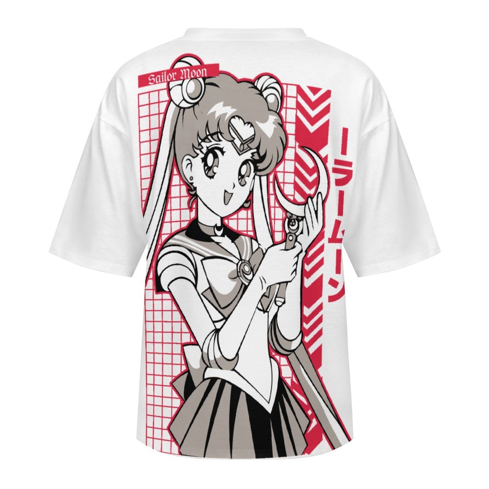 Women's Sailor Moon Fun Mode Anime Oversized T-shirt