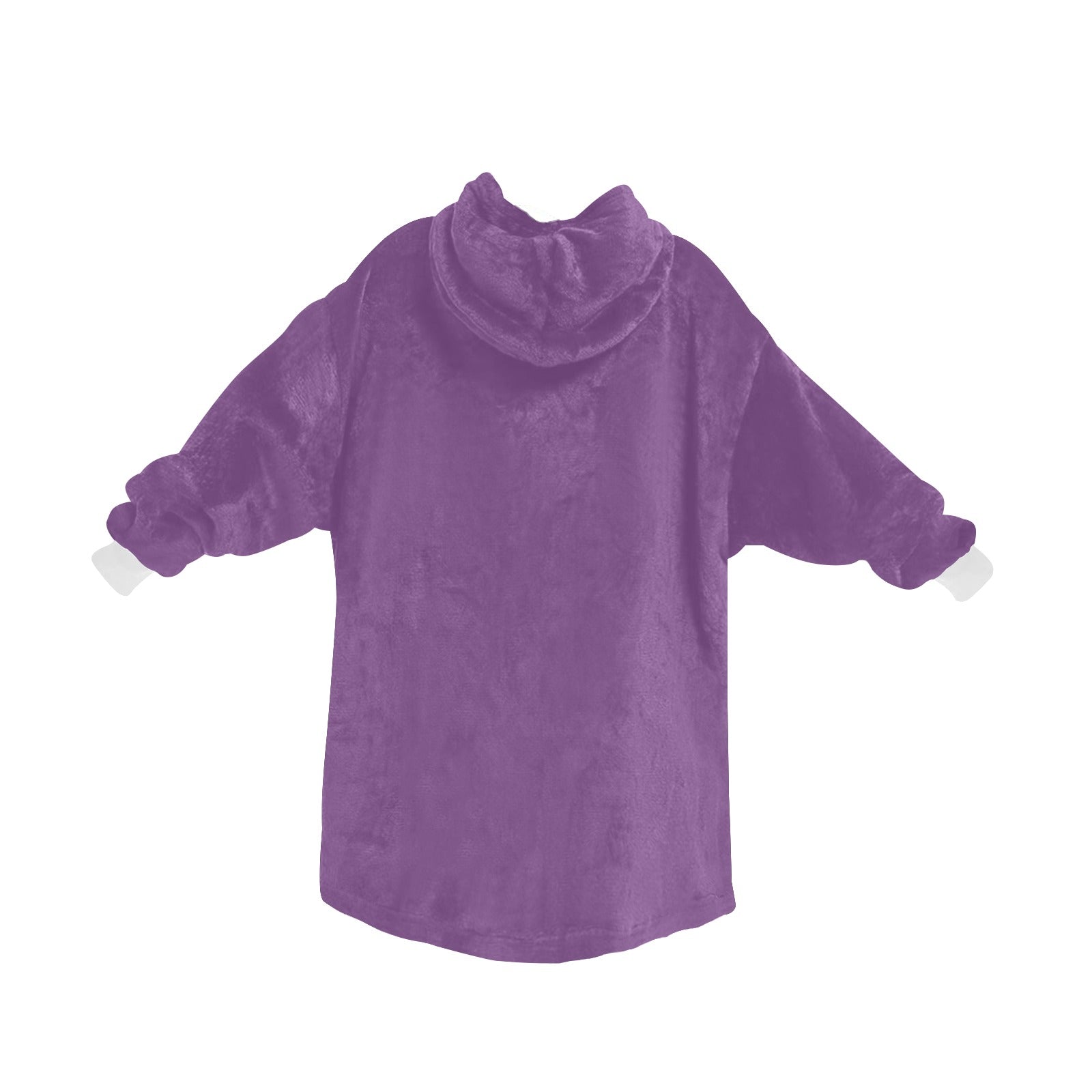 Women's French Lilac Solid Blanket Hoodie
