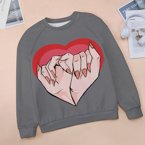 Women's Beautiful Heart Abstract Sweatshirt