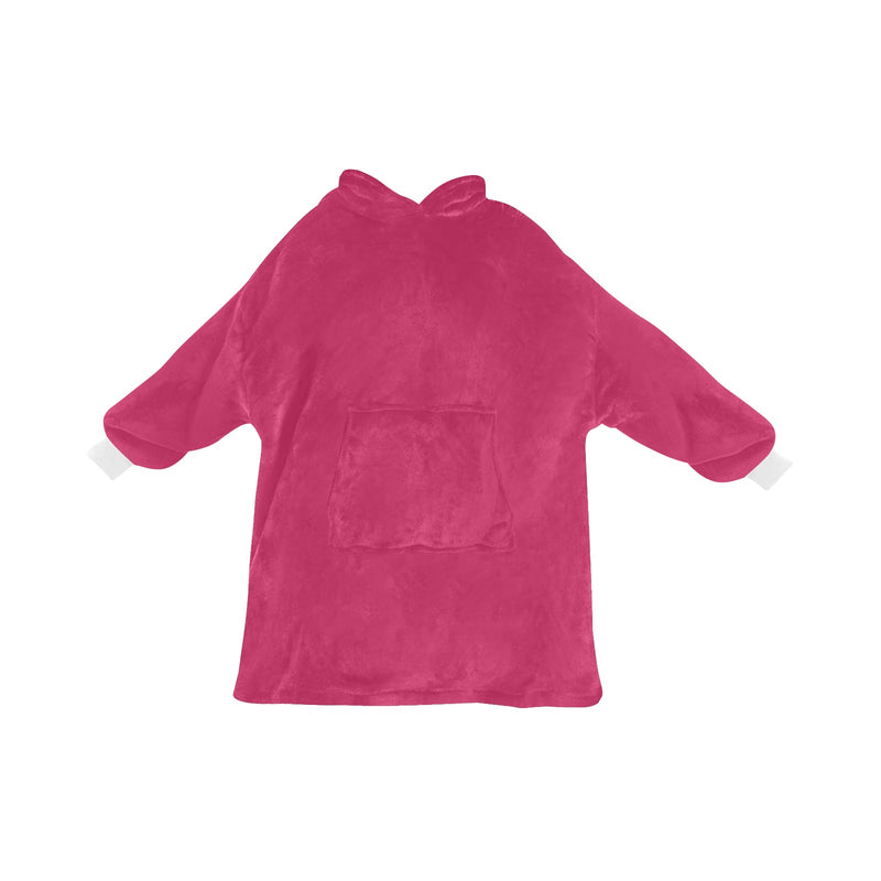 Ananya dark pink women blanket Blanket Hoodie for Women
