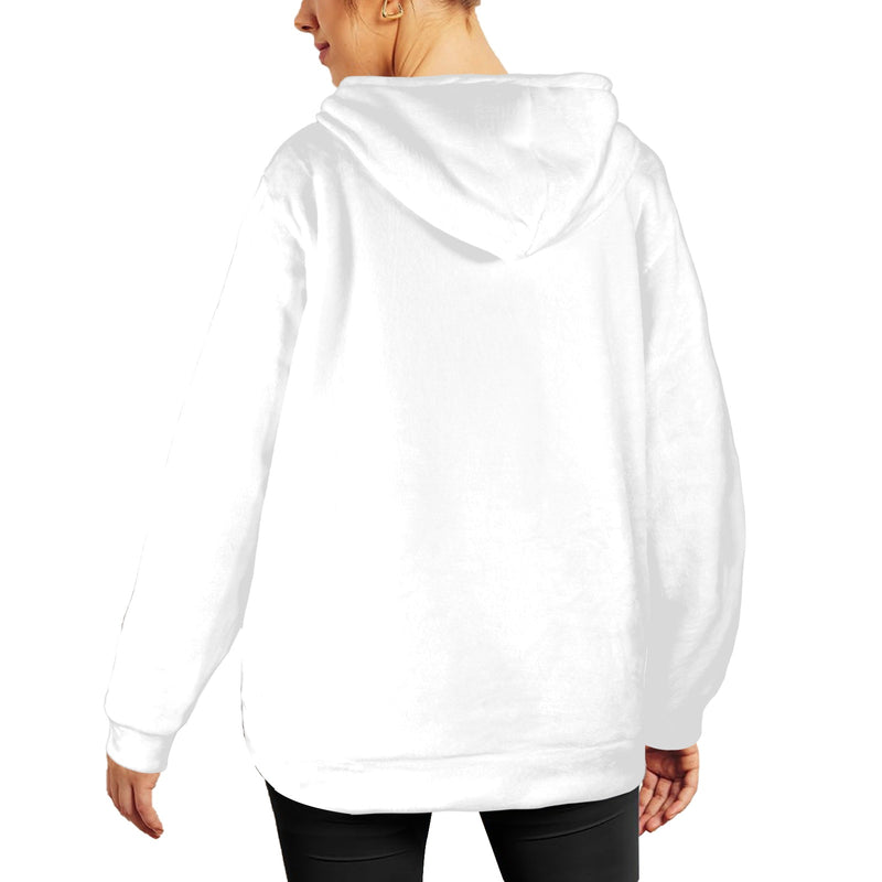 Women's Wine Magician Abstract Flannel Hoodie