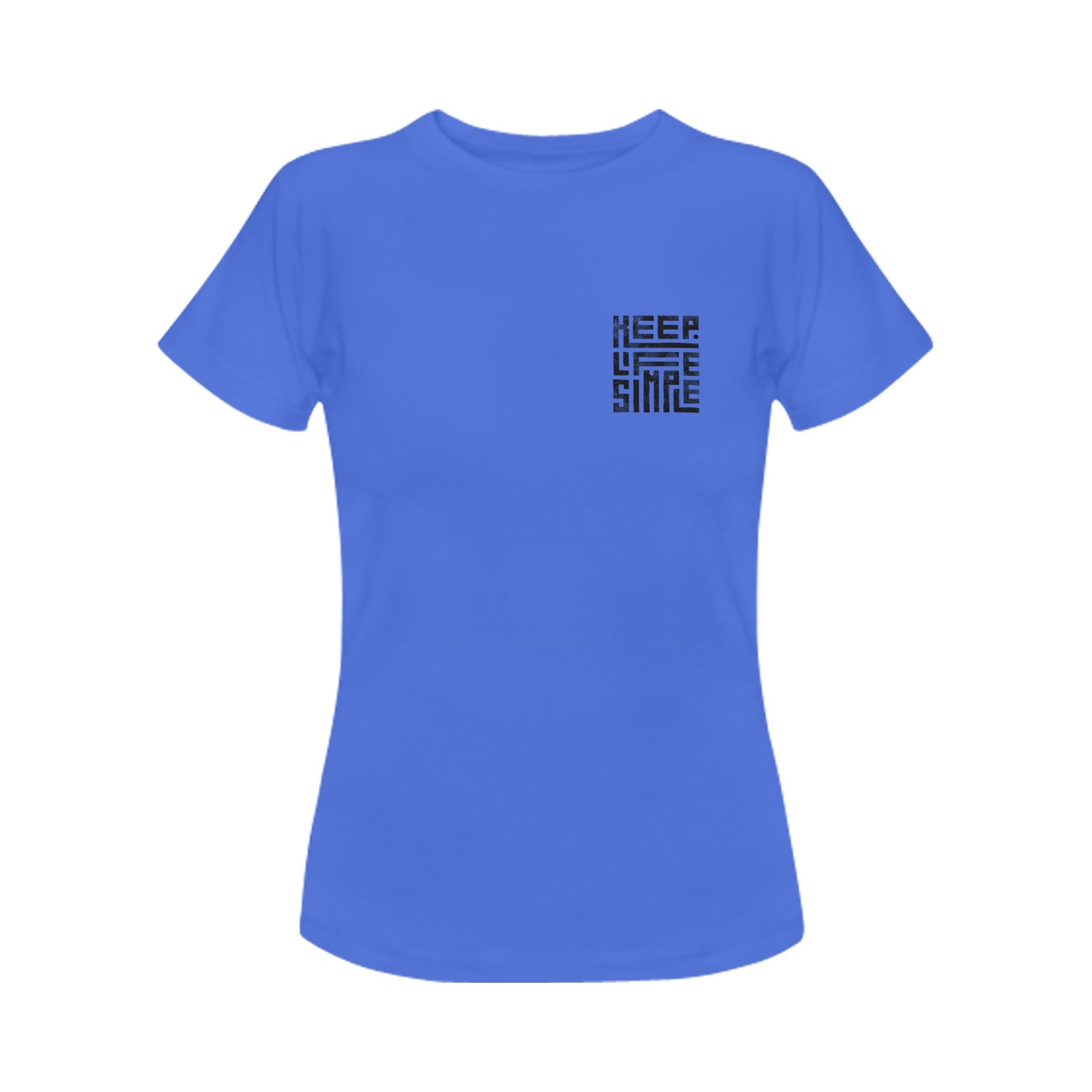 Women's Keep Life Simple Abstract Classic Fit T-shirt