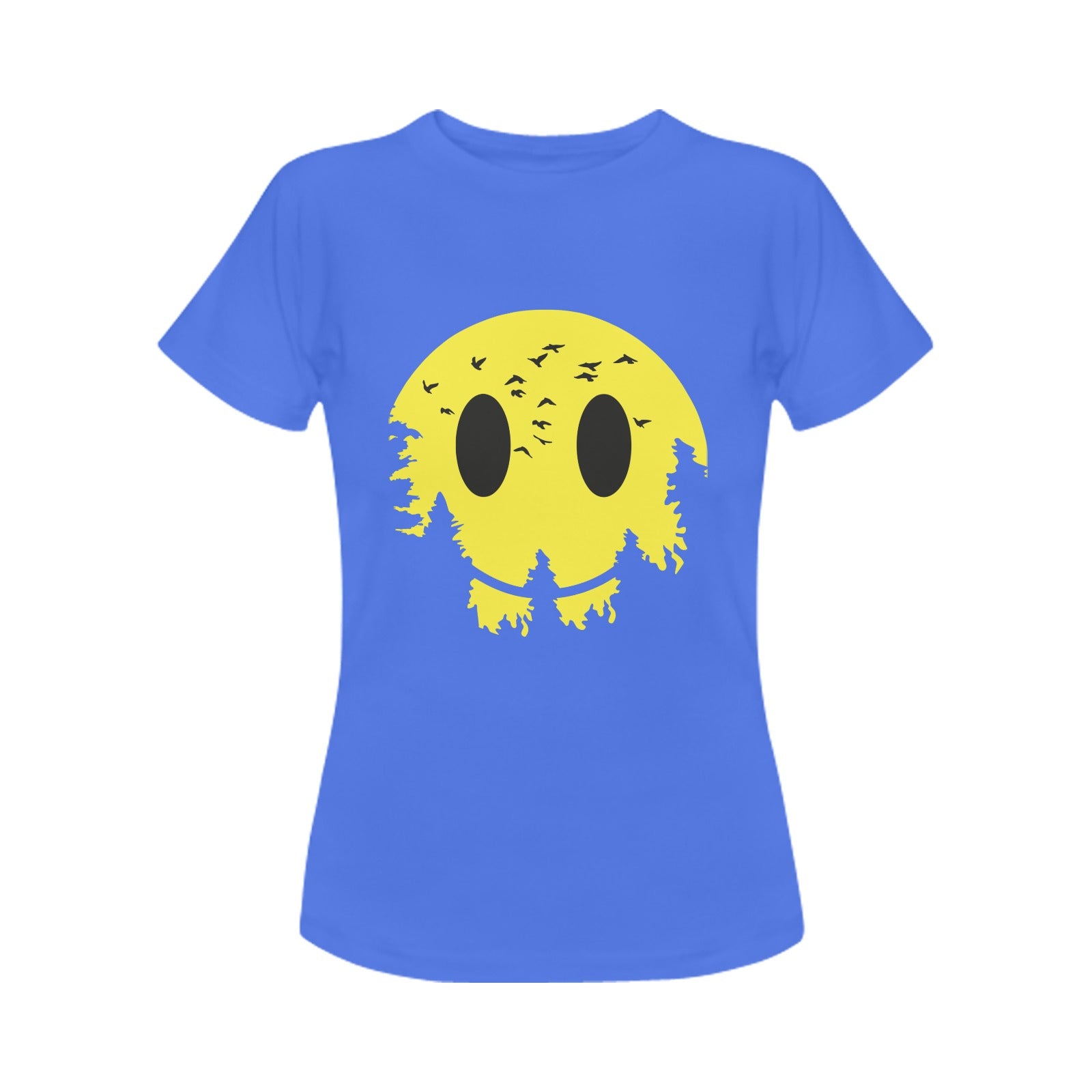 Women's Night Smile Acid & Punk Classic Fit T-shirt