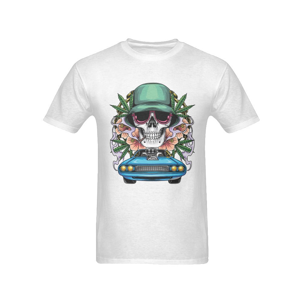 Men's Skull Rider Streetwear Classic Fit T-shirt