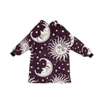 Women's Sun and Moon Abstract Blanket Hoodie