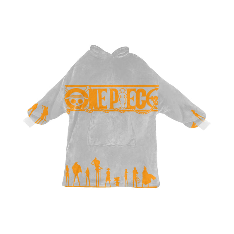 Women's One Piece Anime Blanket Hoodie