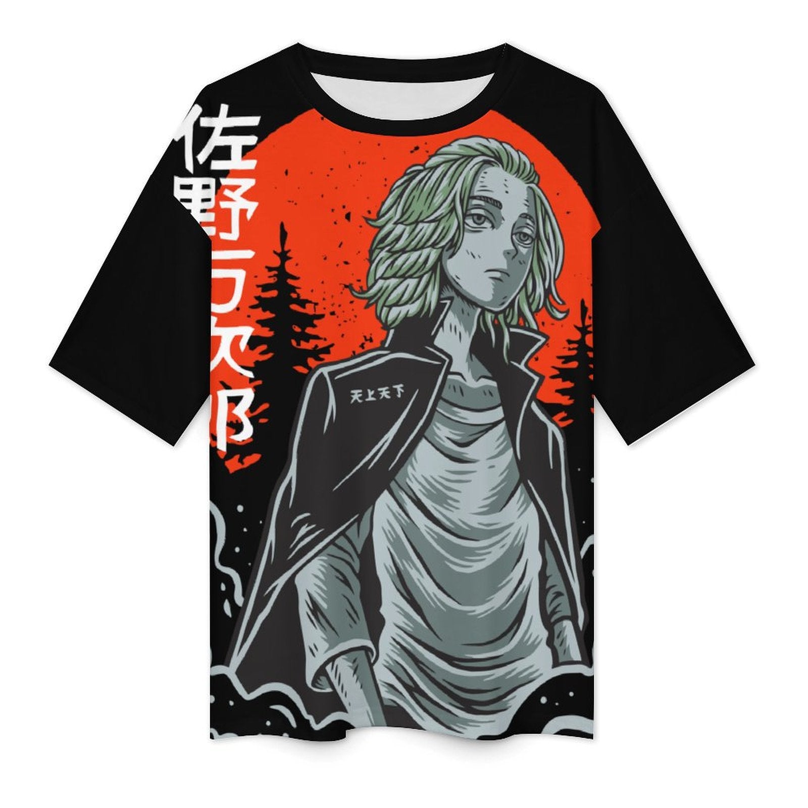 Women's Sano Manjiro Tokyo Revengers Anime Oversized T-shirt