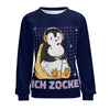 Women's Chilling Penguin Abstract Sweatshirt