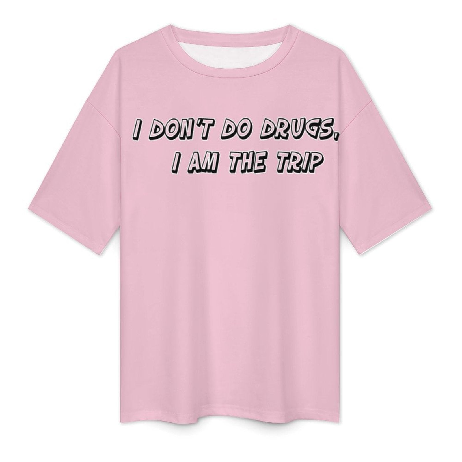 Men's I'm The Trip Typography Oversized T-shirt