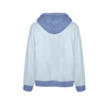 Men's Alice Blue & Wild Blue Yonder Solid Flannel Hoodie