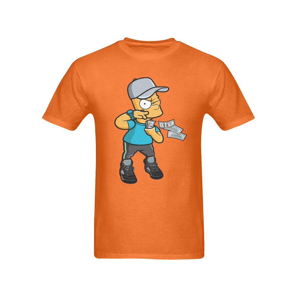 Men's Simpson Money Streetwear Classic Fit T-shirt