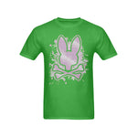 Men's Spray Skull Bunny Streetwear Classic Fit T-shirt