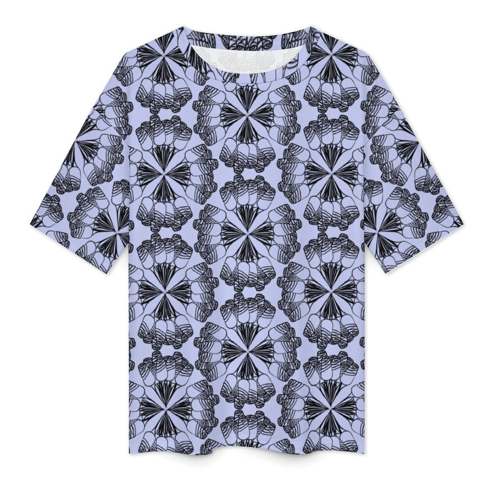 Men's Psychedelic Pattern Acid & Punk Oversized T-shirt