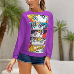 Women's Sailor Moon Eyes Anime Sweatshirt