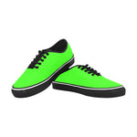Men's Neon Greens Solid Low Top Shoes