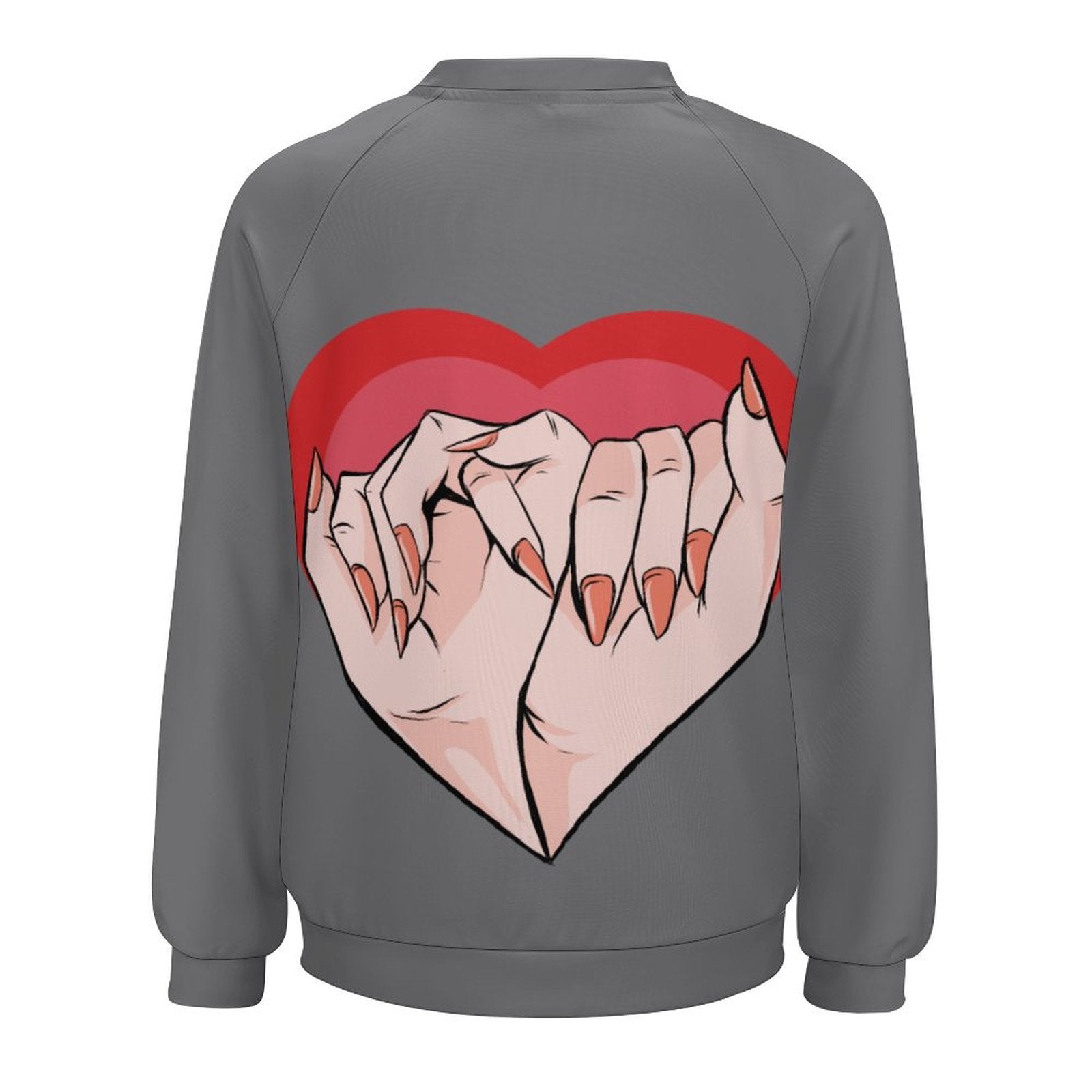 Women's Beautiful Heart Abstract Sweatshirt