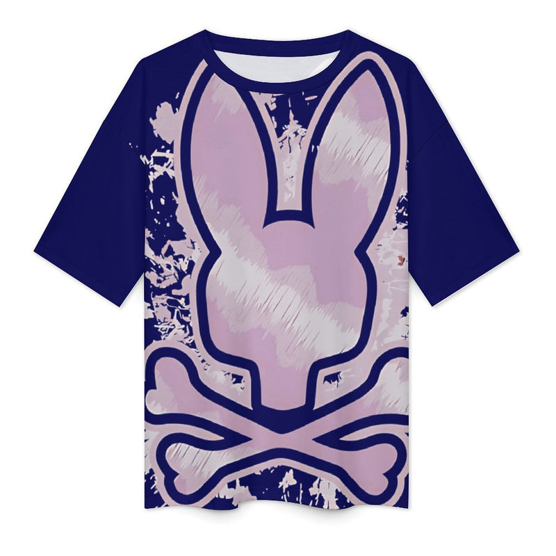 Women's Dangerous Bunny Streetwear Oversized T-shirt