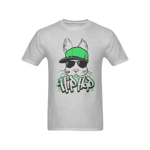 Men's Bunny Hip Hop Streetwear Classic Fit T-shirt