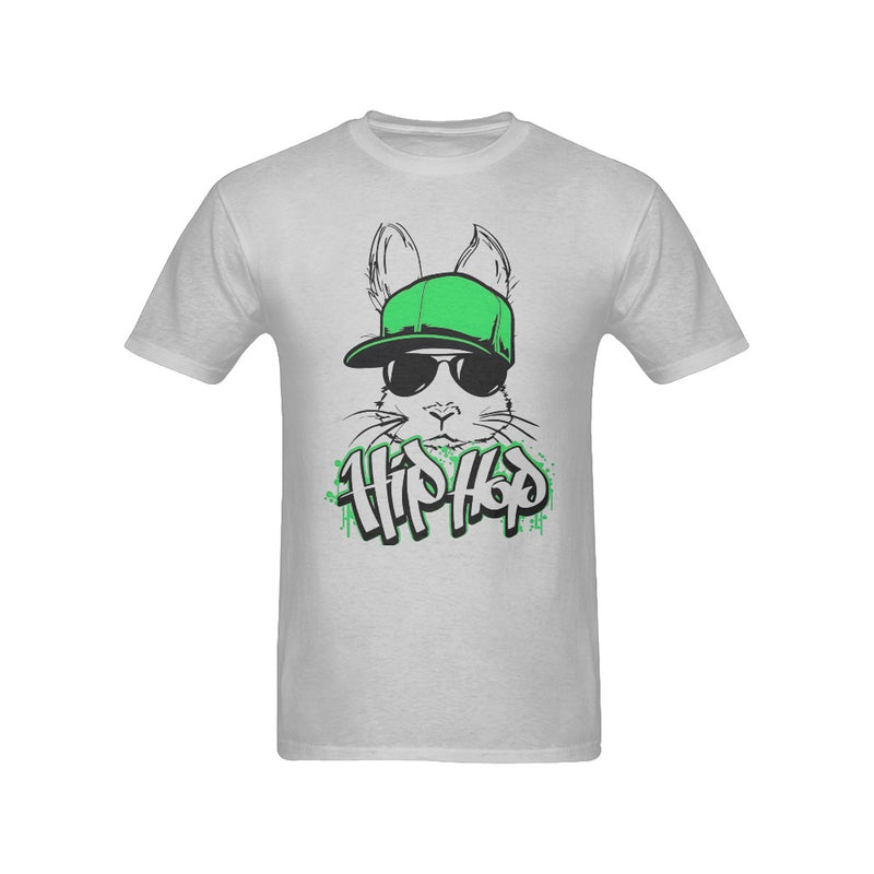 Men's Bunny Hip Hop Streetwear Classic Fit T-shirt