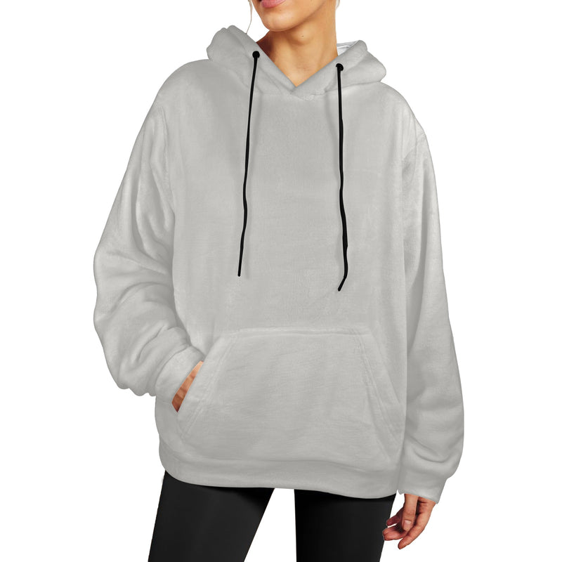 Women's Dog Mother Abstract Flannel Hoodie
