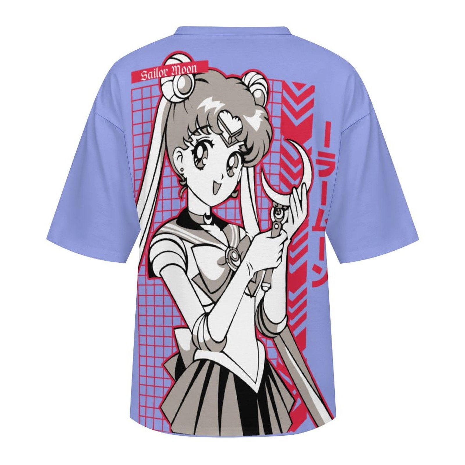 Women's Sailor Moon Fun Mode Anime Oversized T-shirt