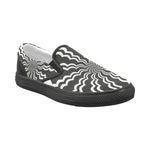 Men's Swirling Vortex Abstract Slip-on Shoes