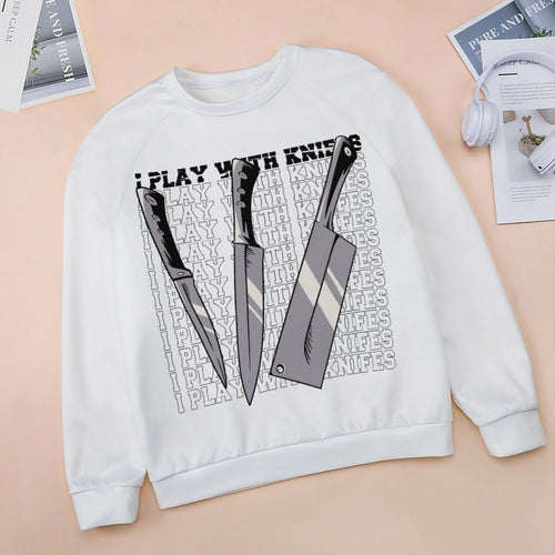 Women's Knife Play Abstract Sweatshirt