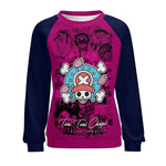 Women's One Piece Skull Anime Sweatshirt