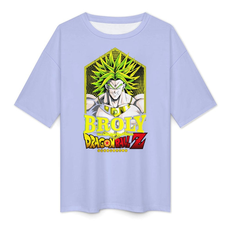 Men's Broly Dragon Ball Z Anime Oversized T-shirt
