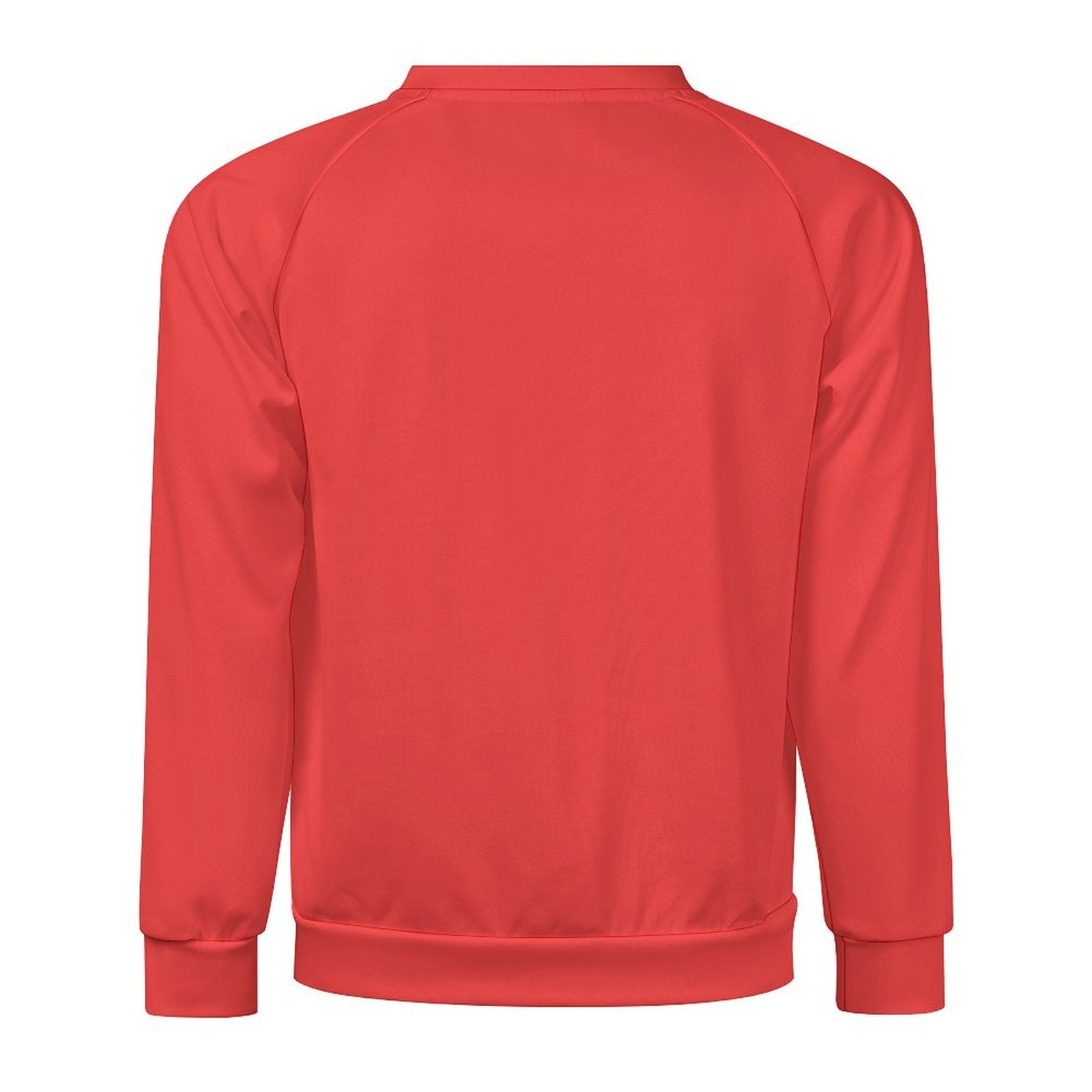 Men's Carmine Red Solid Sweatshirt
