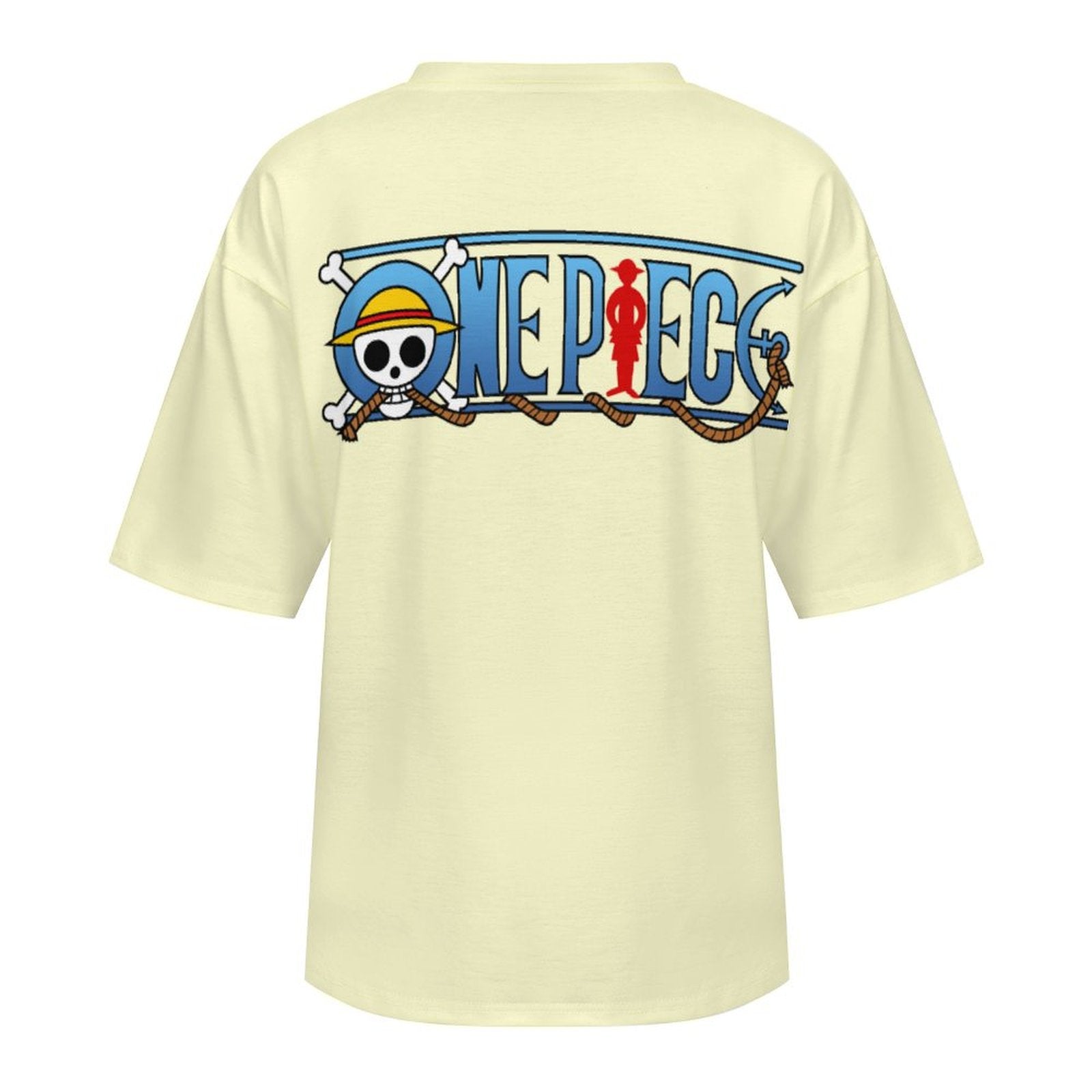 Women's Luffy One Piece Anime Oversized T-shirt