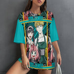 Women's Spy X Family Anime Oversized T-shirt