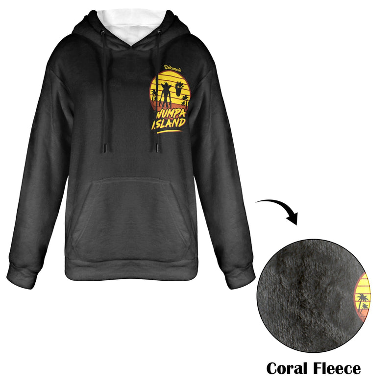 Women's Wumpa Island Streetwear Flannel Hoodie