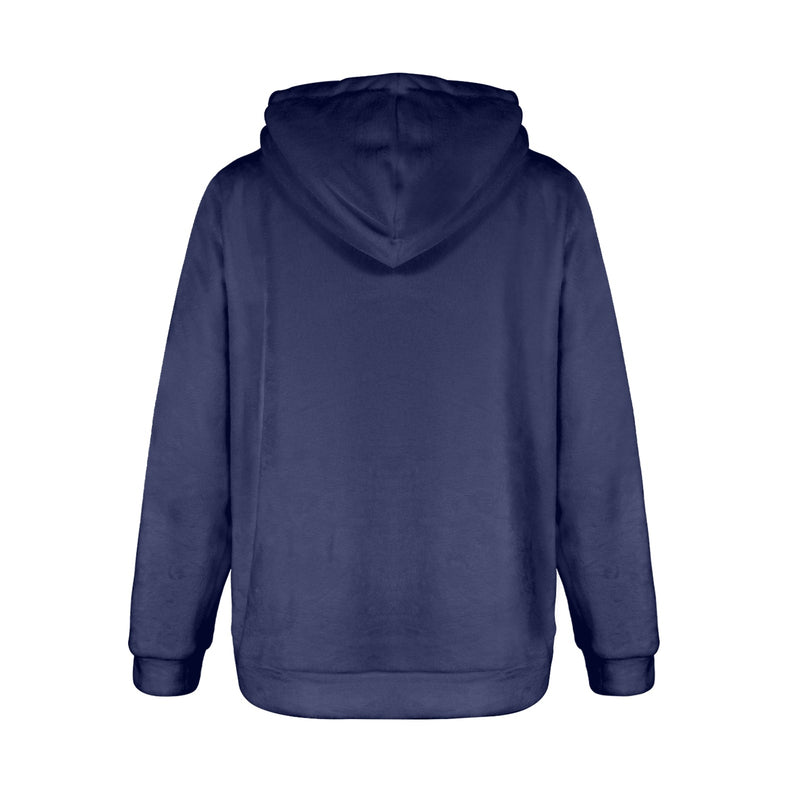 Women's Real Sarcasm Abstract Flannel Hoodie