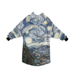 Men's Night Art Abstract Blanket Hoodie