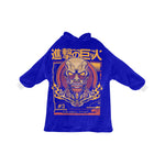 Men's Attack On Titans Anime Blanket Hoodie