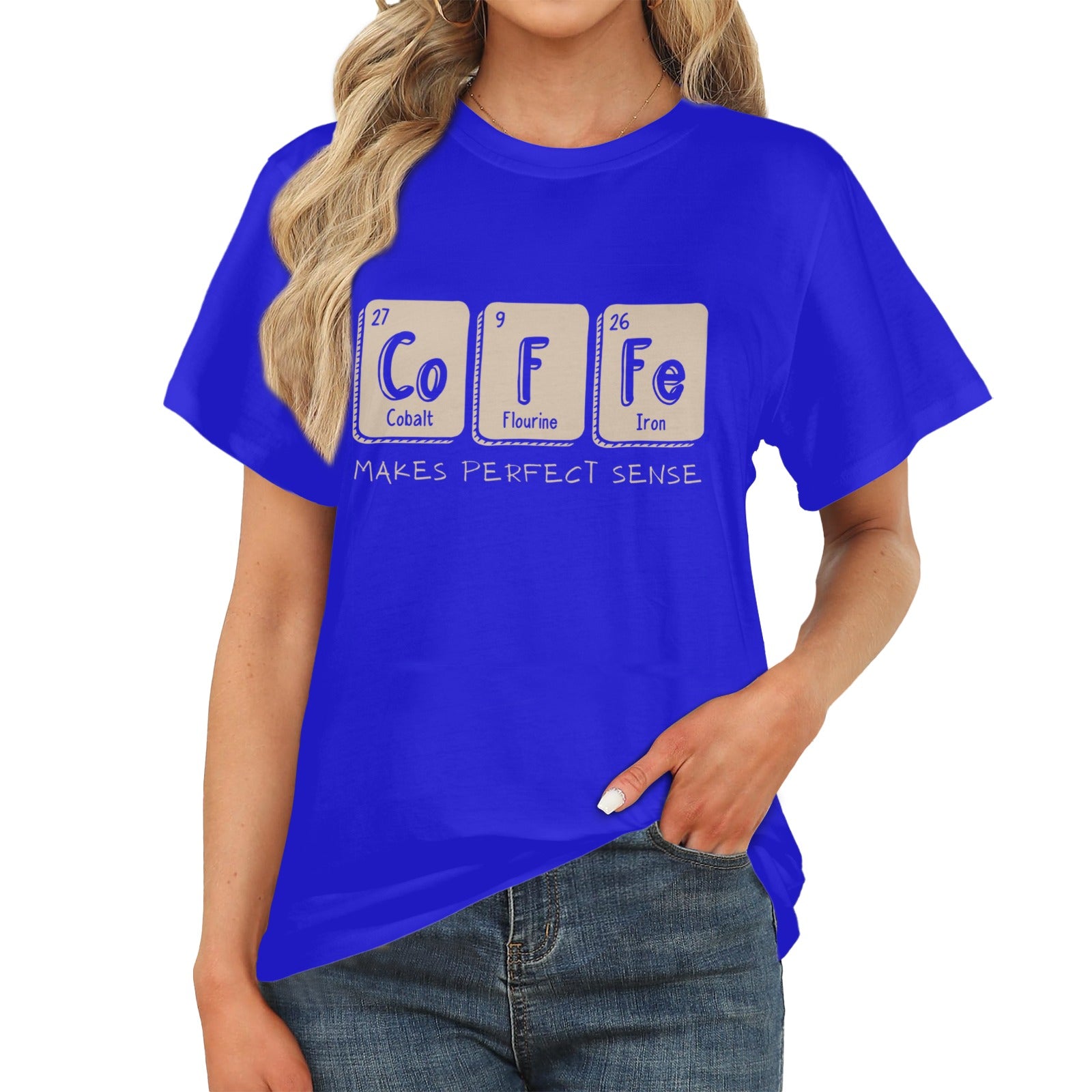 Women's Coffee Abstract Classic Fit T-shirt