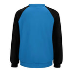 Women's Blue & Black Solid Sweatshirt