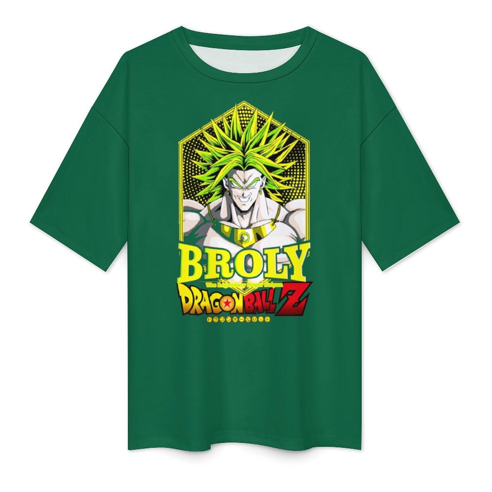 Men's Broly Dragon Ball Z Anime Oversized T-shirt