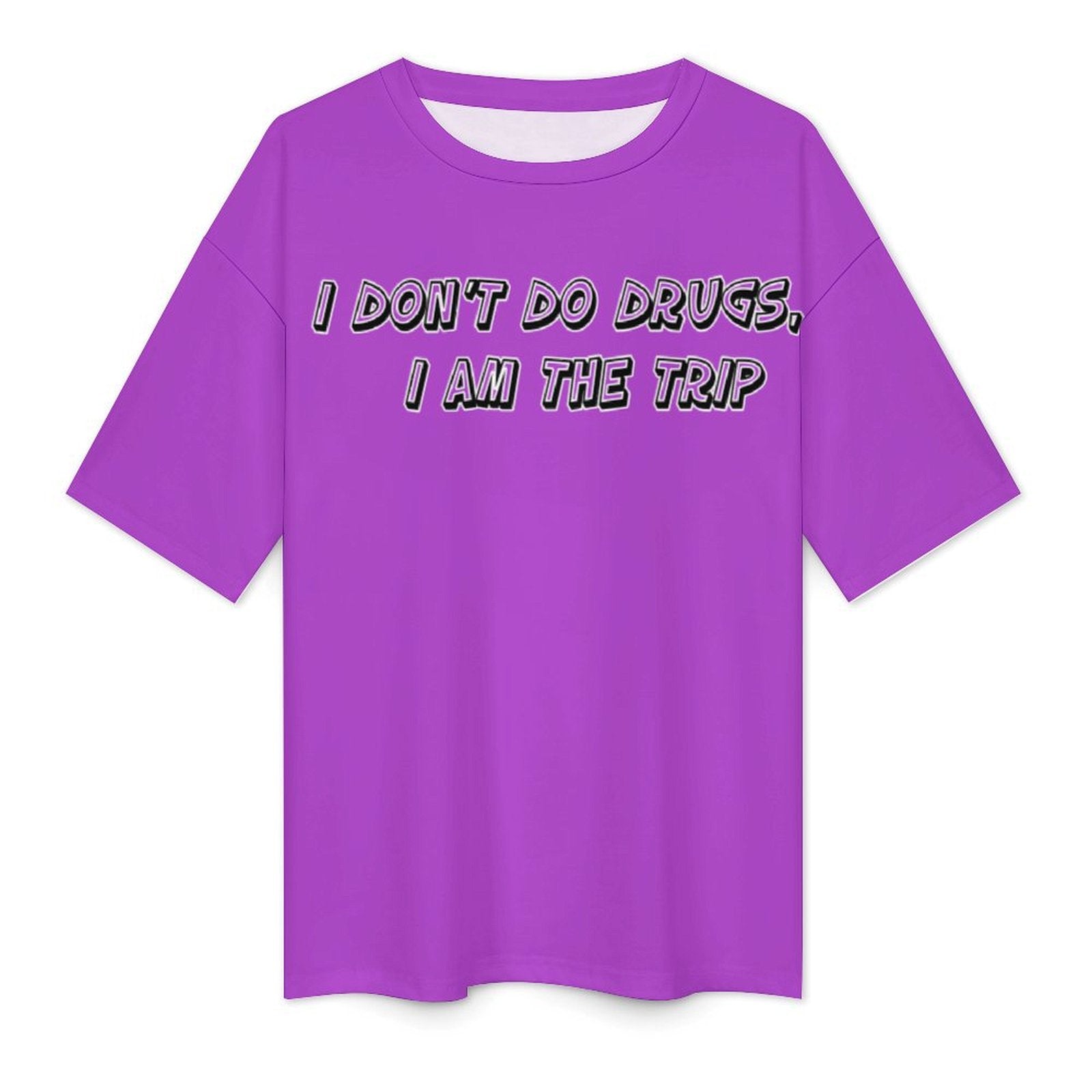 Men's I'm The Trip Typography Oversized T-shirt
