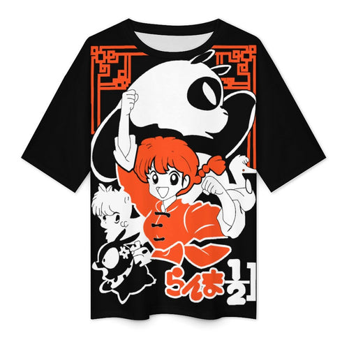Women's Ranma Anime Oversized T-shirt