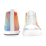 Men's RGB Prism Abstract High Top Shoes