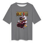Men's One Piece Fight Anime Oversized T-shirt