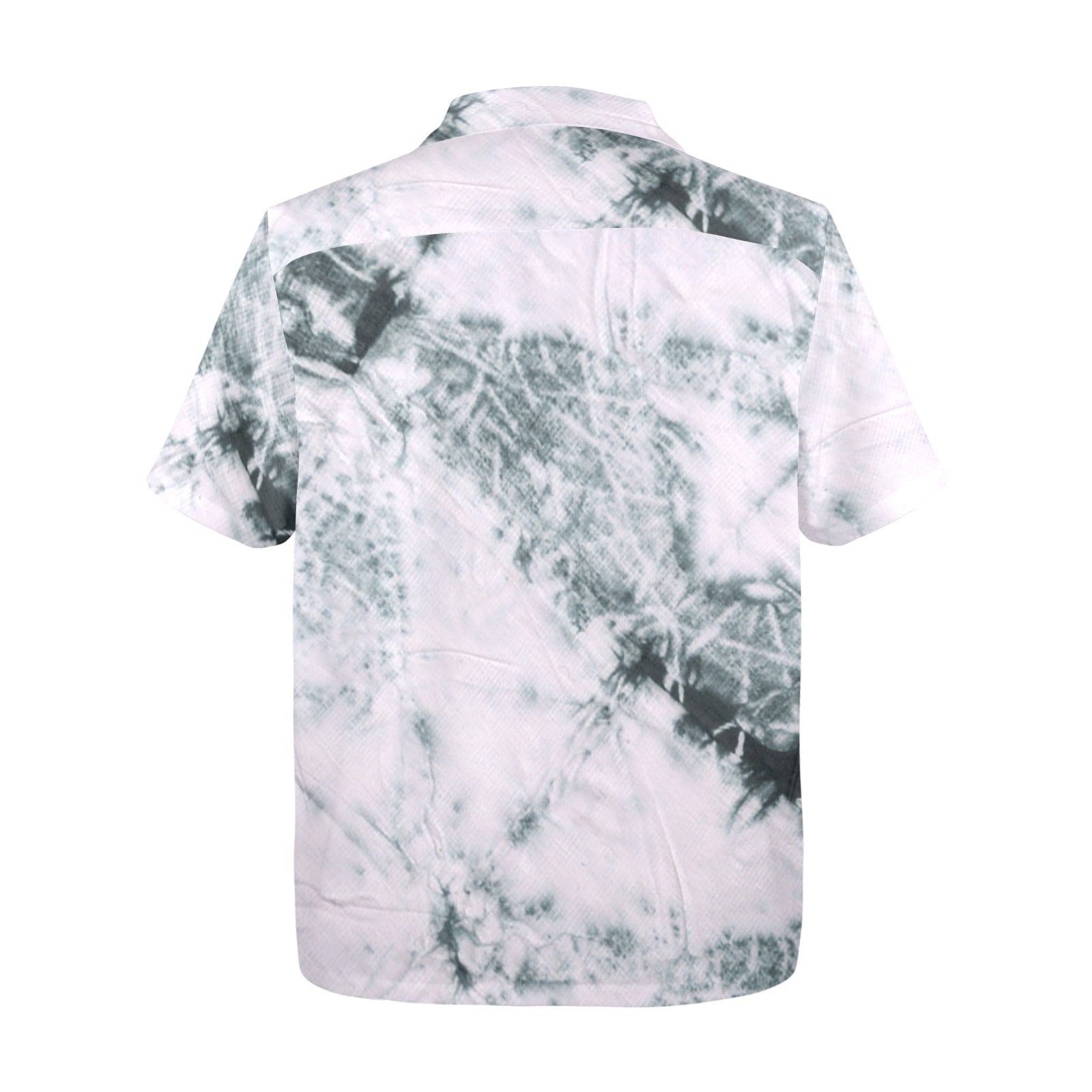 Men's Onyx Tie-Dye Abstract Half Sleeve Shirt