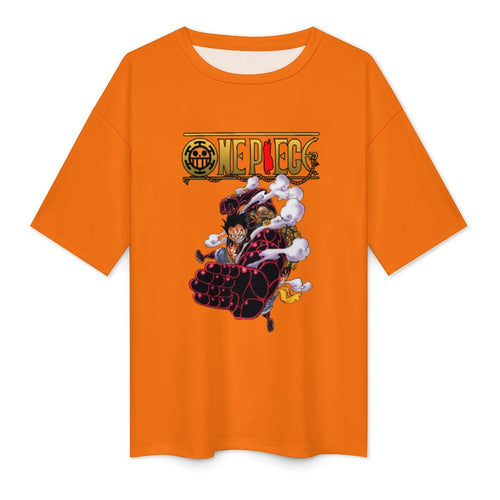 Men's One Piece Fight Anime Oversized T-shirt